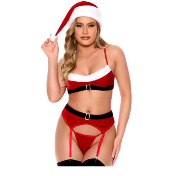 Santa’s Little Helper Lingerie Set - Picture 3 of 8